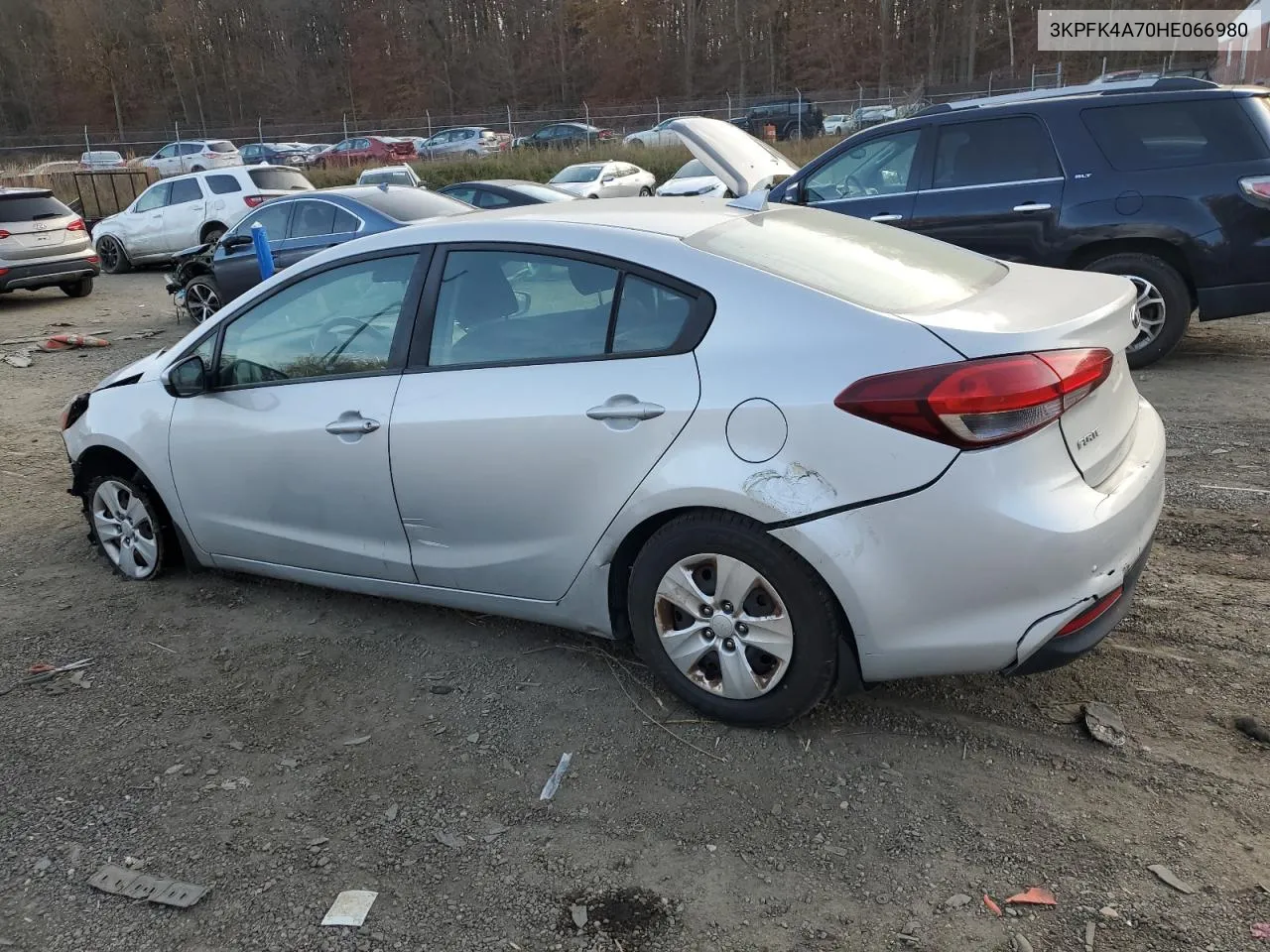 2017 Kia Forte Lx VIN: 3KPFK4A70HE066980 Lot: 80133314