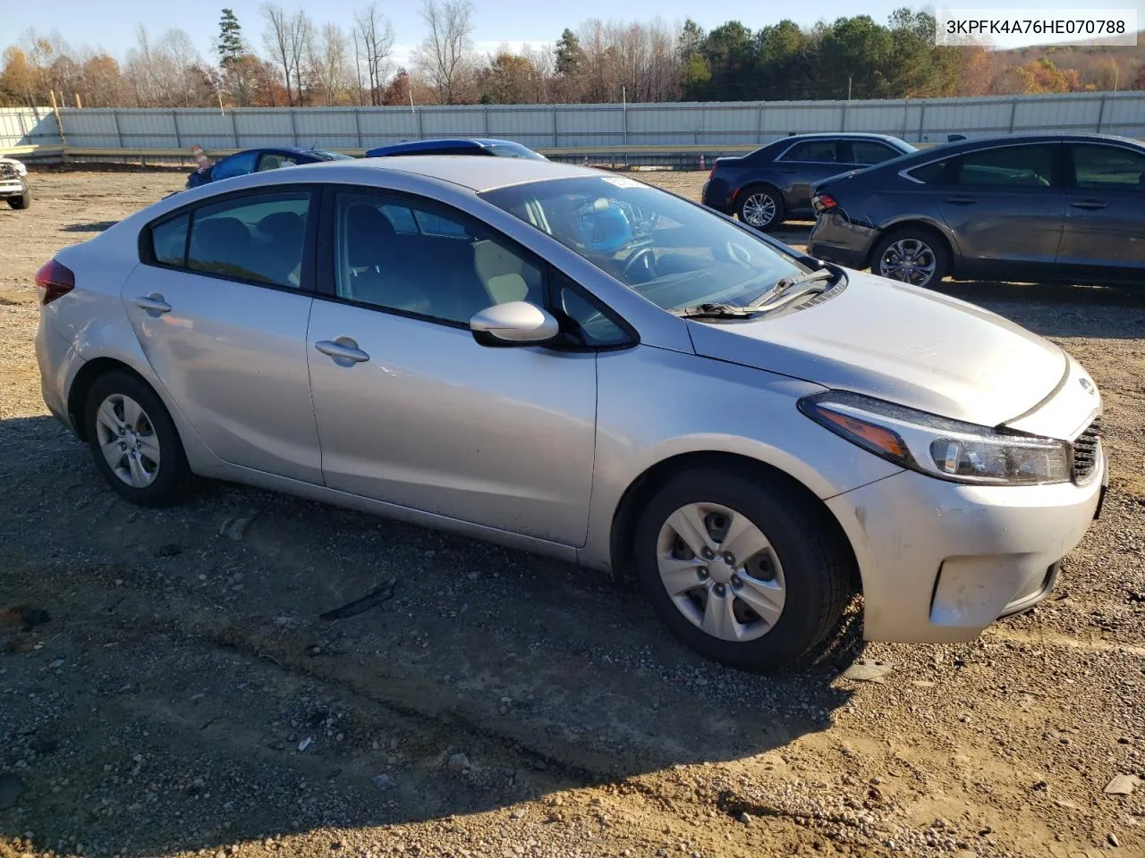 2017 Kia Forte Lx VIN: 3KPFK4A76HE070788 Lot: 80193724