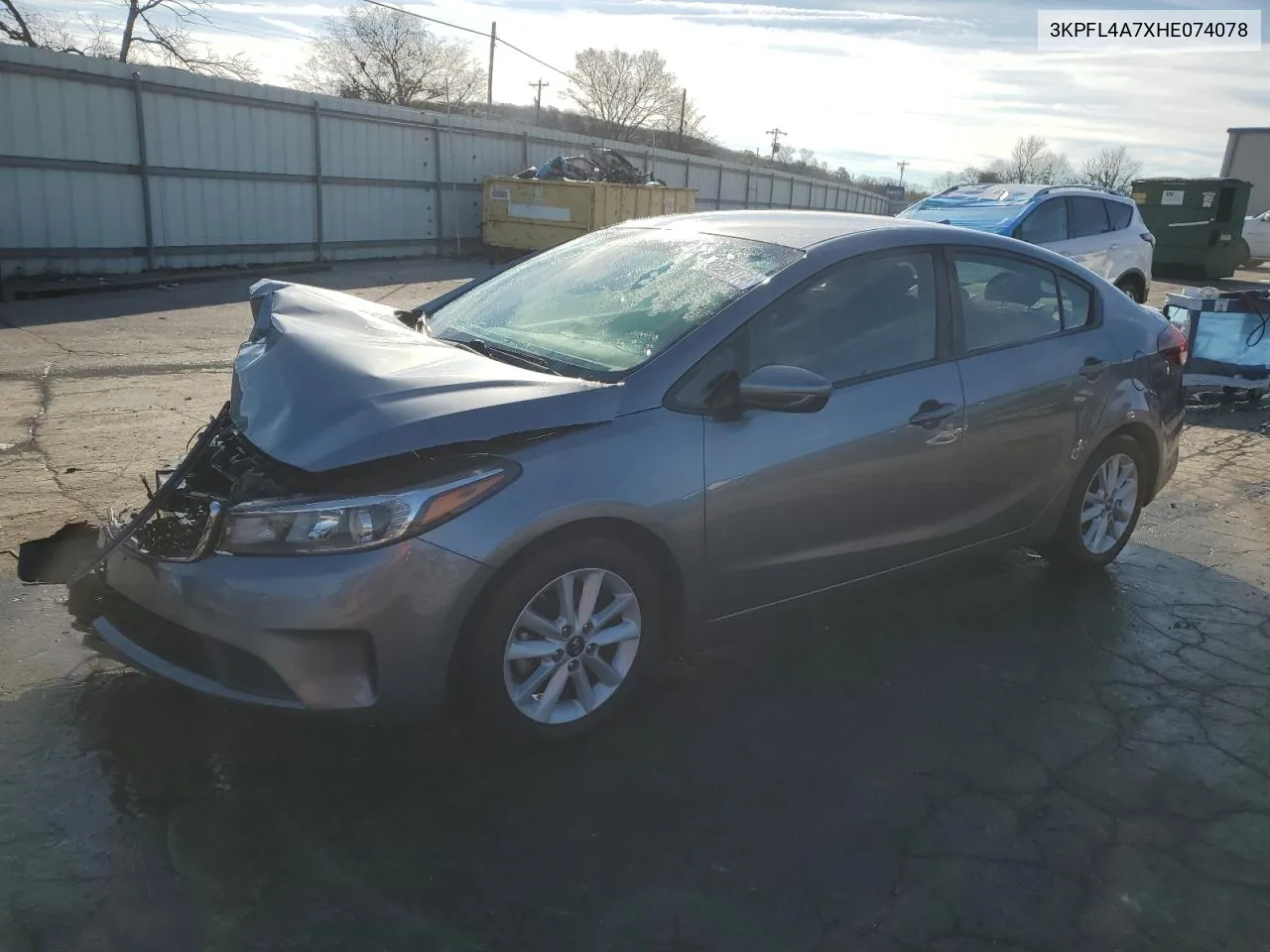 2017 Kia Forte Lx VIN: 3KPFL4A7XHE074078 Lot: 80250474