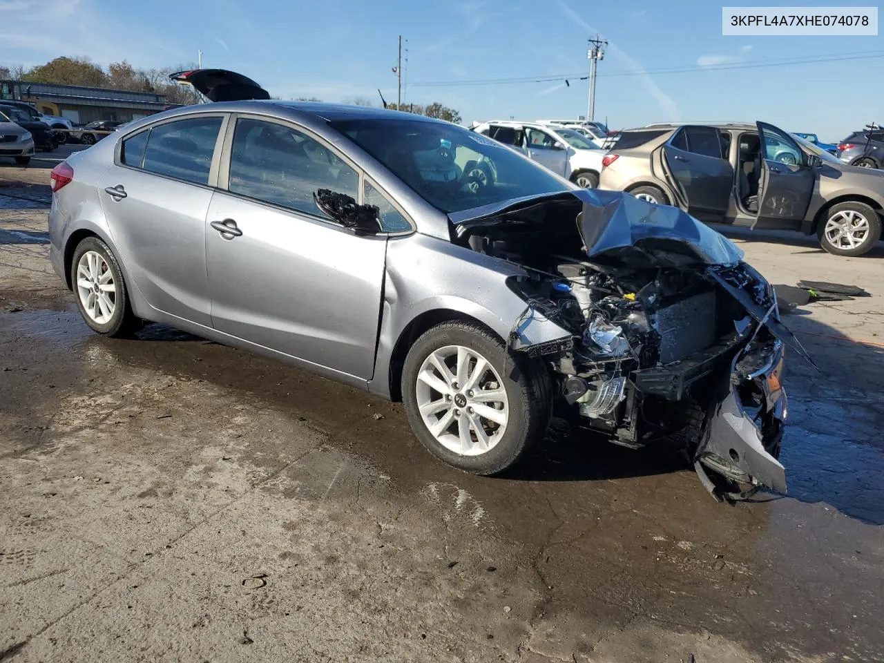 2017 Kia Forte Lx VIN: 3KPFL4A7XHE074078 Lot: 80250474