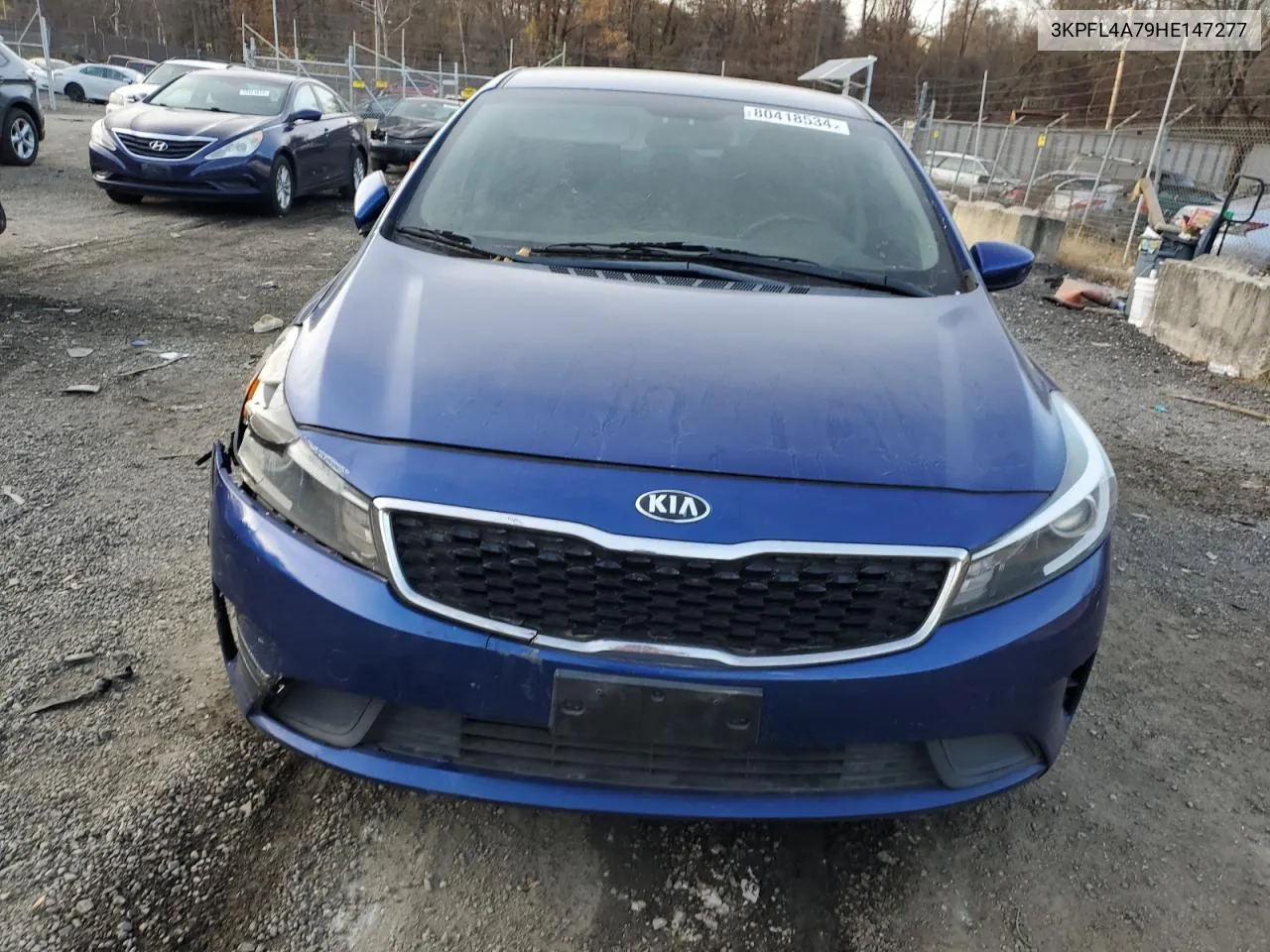 2017 Kia Forte Lx VIN: 3KPFL4A79HE147277 Lot: 80418534