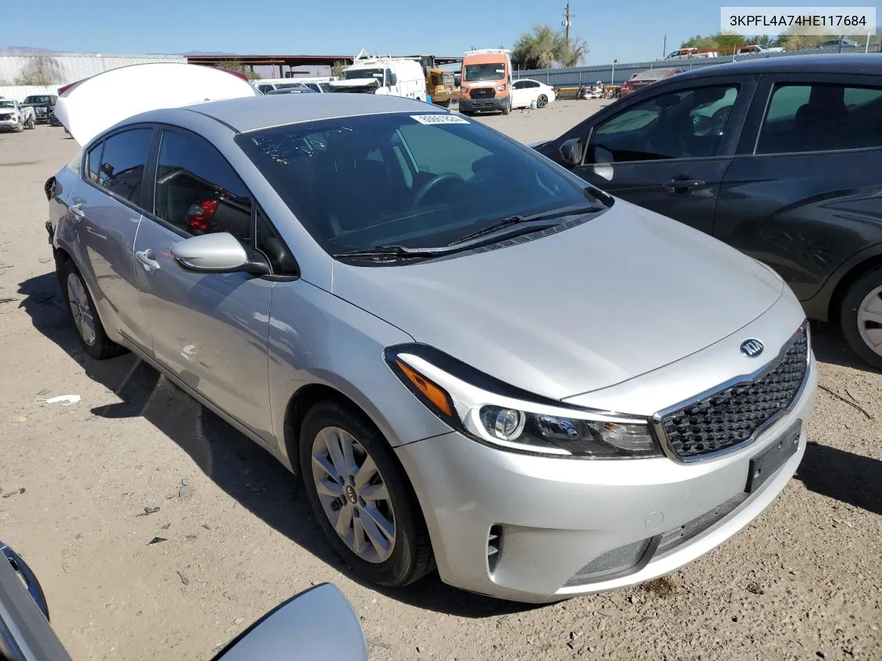 2017 Kia Forte Lx VIN: 3KPFL4A74HE117684 Lot: 80661824