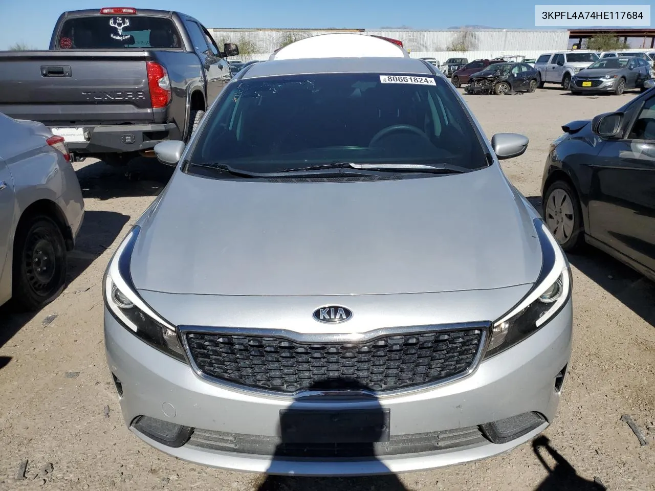 2017 Kia Forte Lx VIN: 3KPFL4A74HE117684 Lot: 80661824