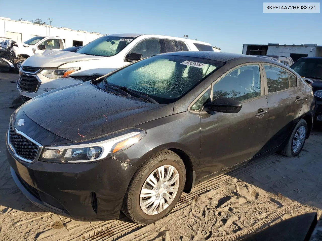 2017 Kia Forte Lx VIN: 3KPFL4A72HE033721 Lot: 80935054