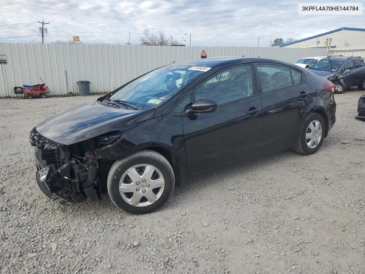 2017 Kia Forte Lx VIN: 3KPFL4A70HE144784 Lot: 81348454