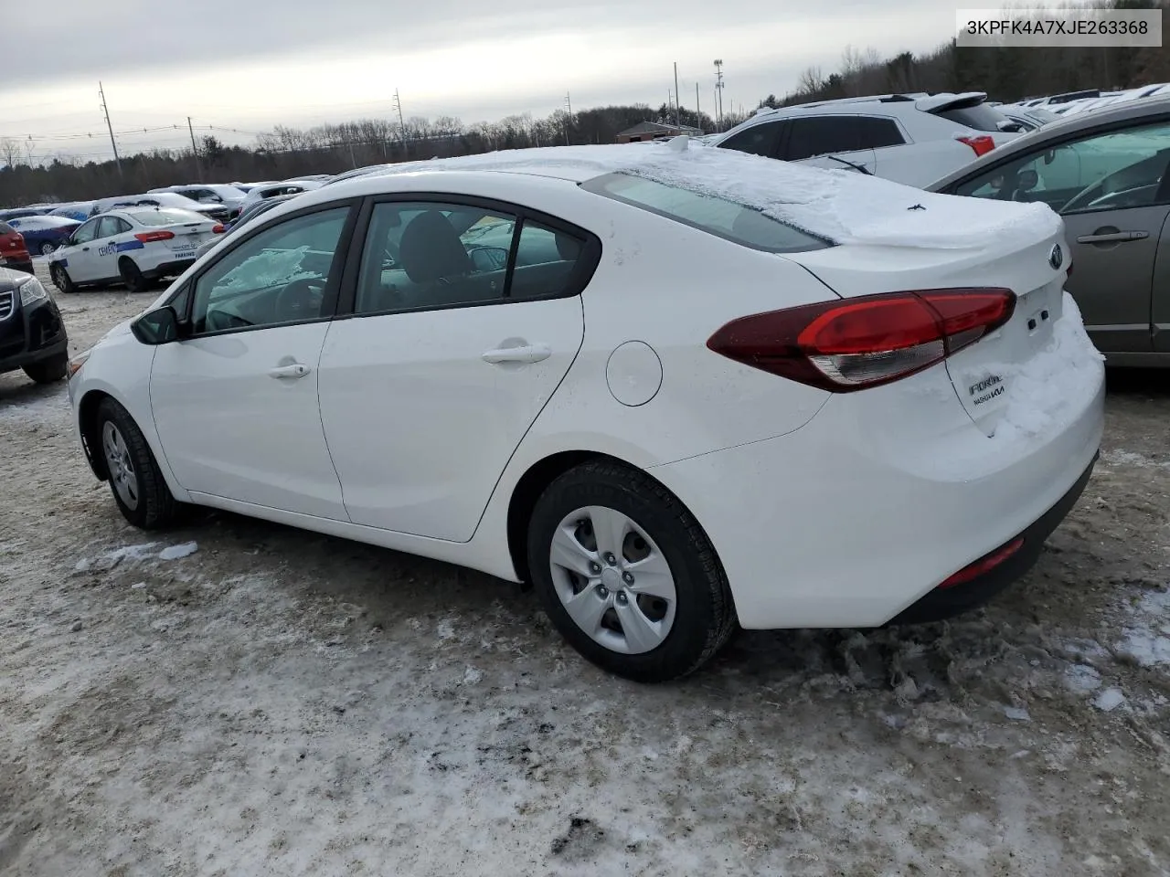 3KPFK4A7XJE263368 2018 Kia Forte Lx