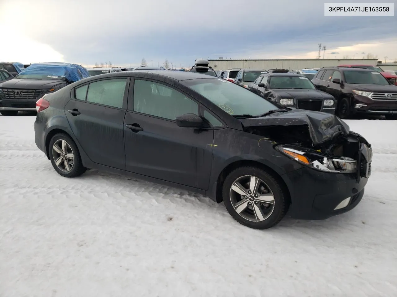 2018 Kia Forte Lx VIN: 3KPFL4A71JE163558 Lot: 40520294