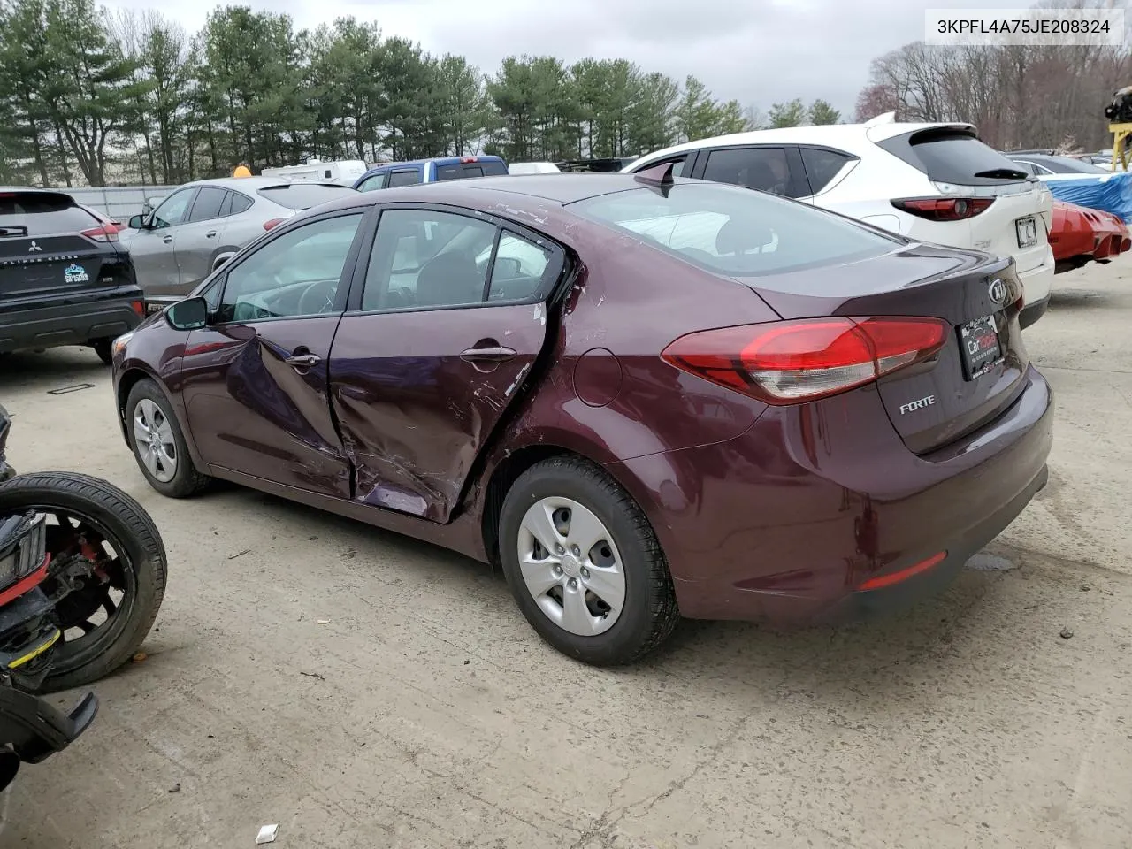 2018 Kia Forte Lx VIN: 3KPFL4A75JE208324 Lot: 48132364