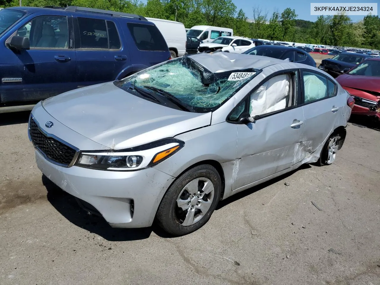 2018 Kia Forte Lx VIN: 3KPFK4A7XJE234324 Lot: 53484813