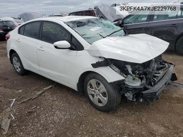 2018 Kia Forte Lx VIN: 3KPFK4A7XJE229768 Lot: 55599504