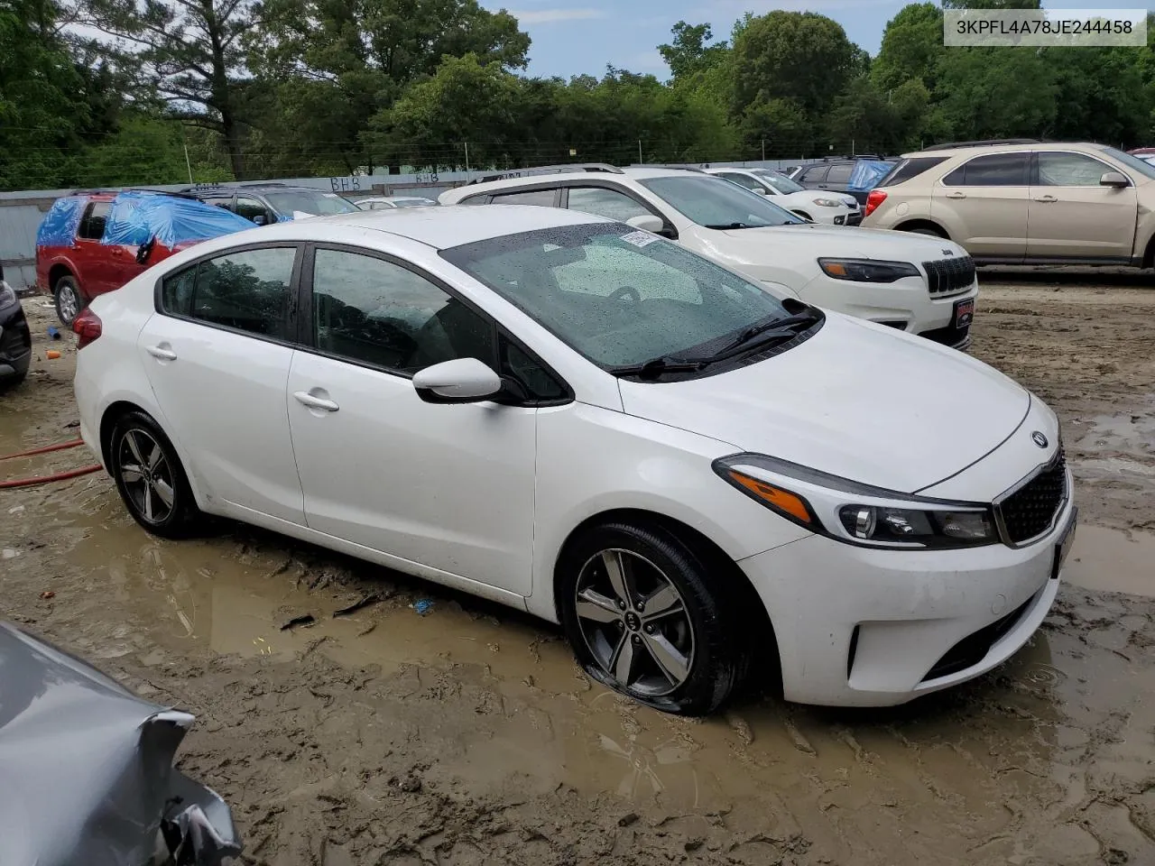 3KPFL4A78JE244458 2018 Kia Forte Lx