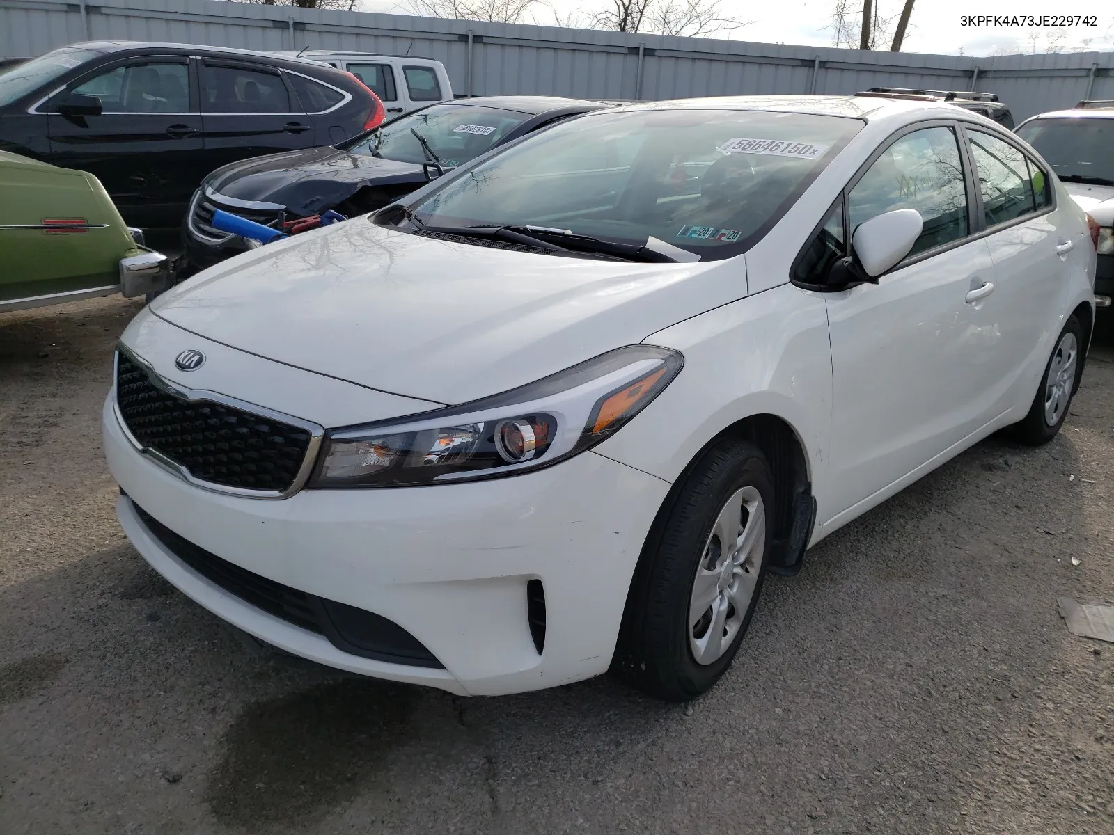 2018 Kia Forte Lx VIN: 3KPFK4A73JE229742 Lot: 56646150