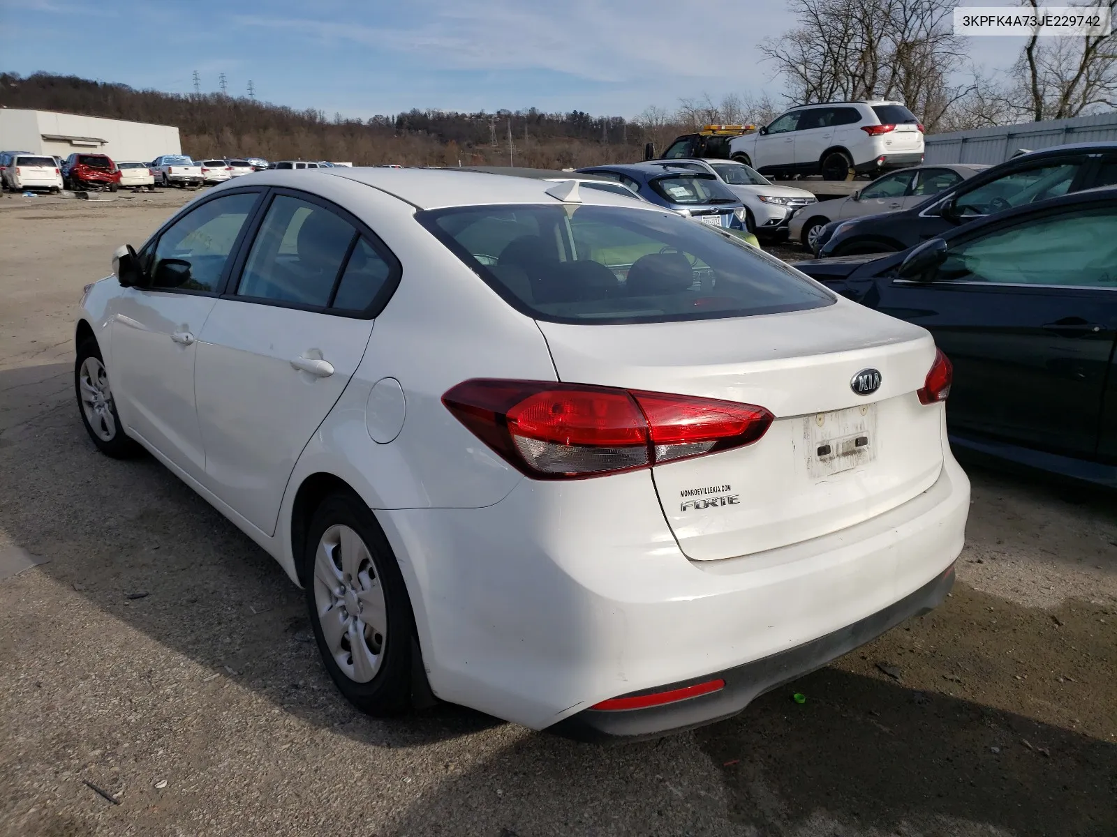 2018 Kia Forte Lx VIN: 3KPFK4A73JE229742 Lot: 56646150