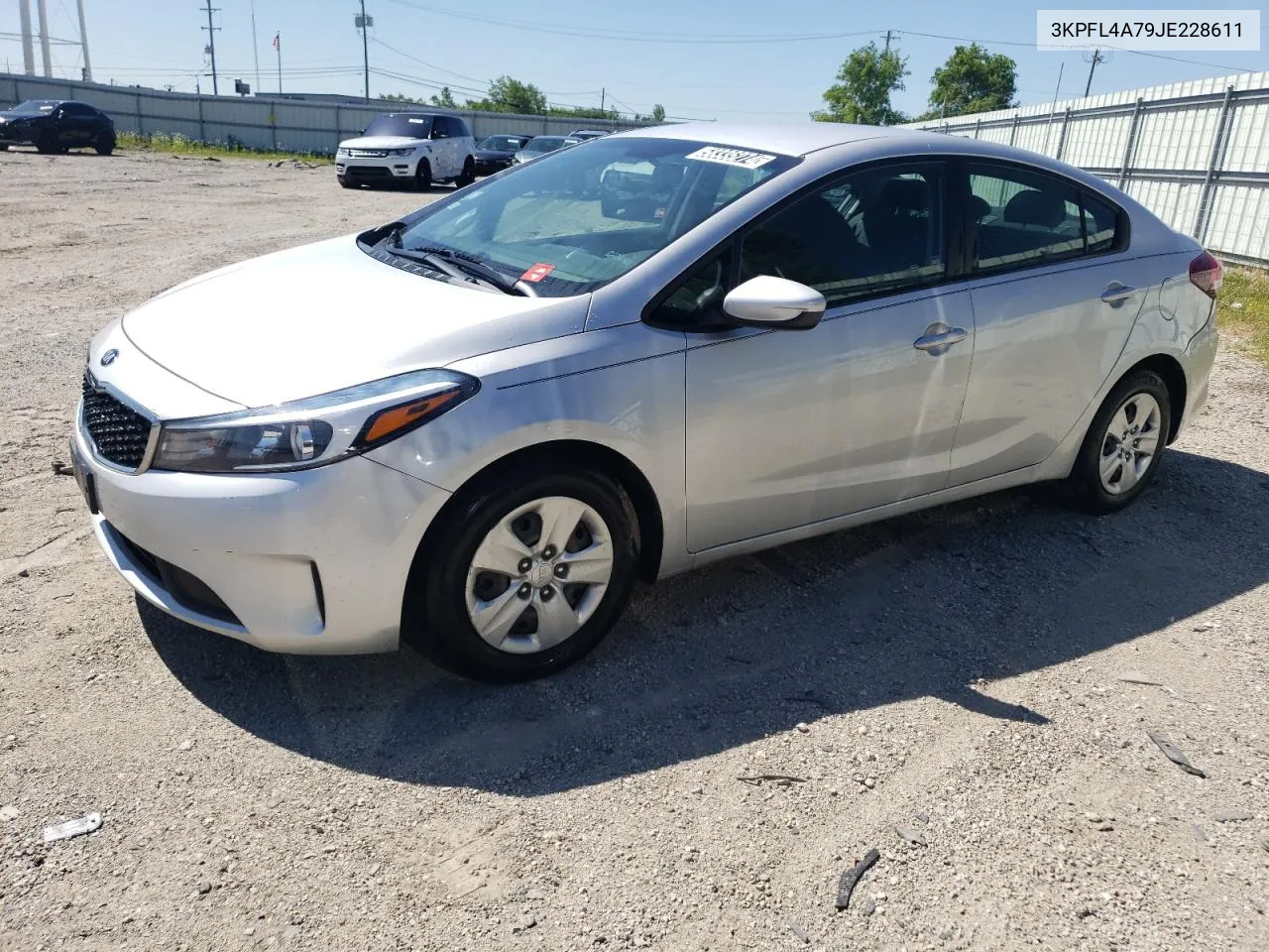 2018 Kia Forte Lx VIN: 3KPFL4A79JE228611 Lot: 58335274