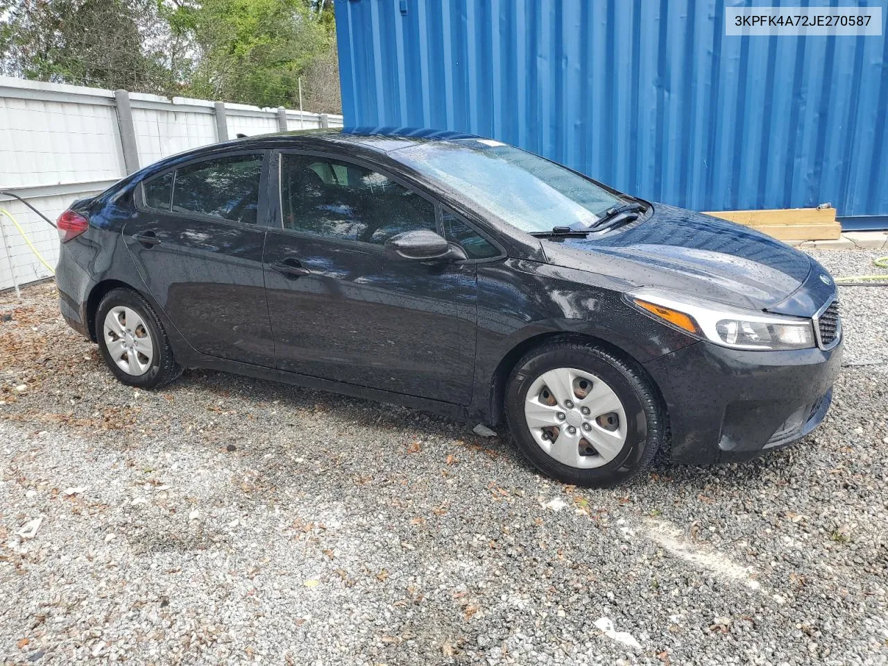 2018 Kia Forte Lx VIN: 3KPFK4A72JE270587 Lot: 58434064