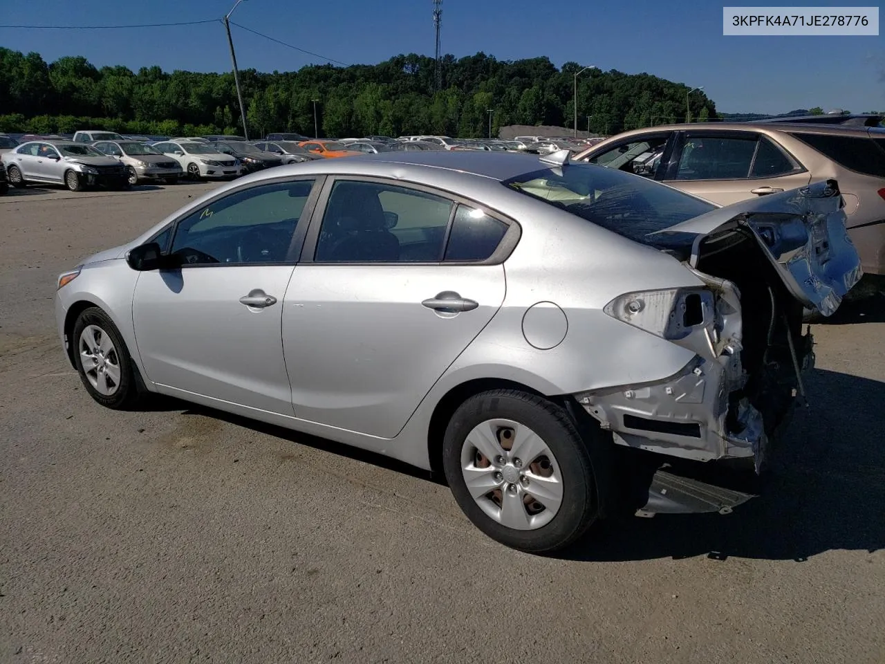 2018 Kia Forte Lx VIN: 3KPFK4A71JE278776 Lot: 58642864