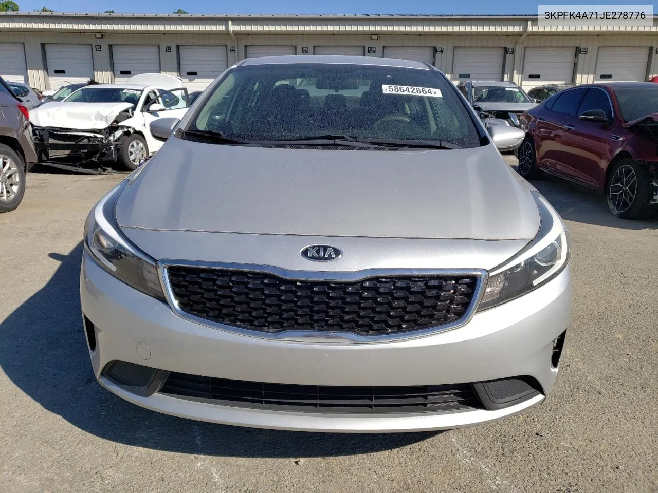 2018 Kia Forte Lx VIN: 3KPFK4A71JE278776 Lot: 58642864