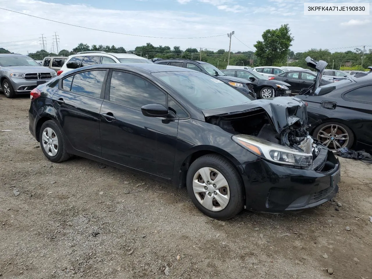 3KPFK4A71JE190830 2018 Kia Forte Lx