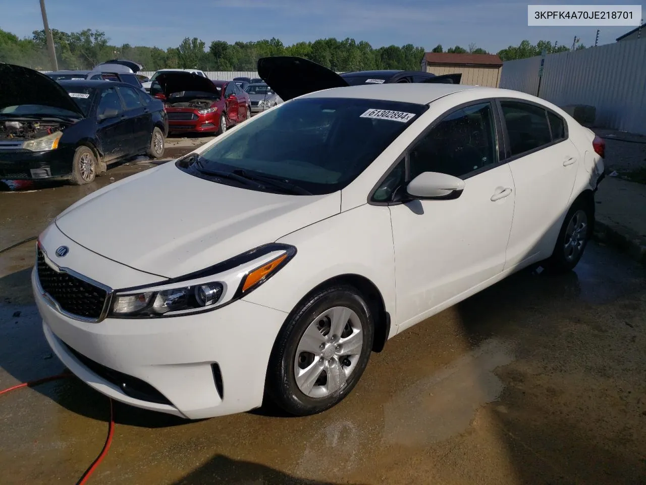 2018 Kia Forte Lx VIN: 3KPFK4A70JE218701 Lot: 61302894