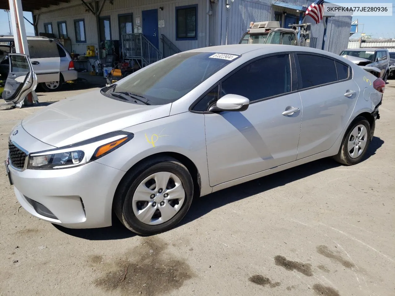 2018 Kia Forte Lx VIN: 3KPFK4A77JE280936 Lot: 61322904