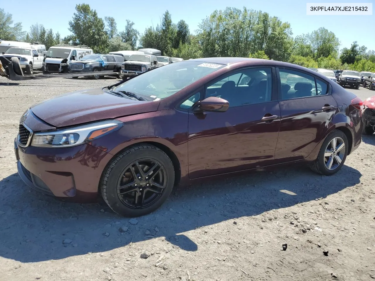 2018 Kia Forte Lx VIN: 3KPFL4A7XJE215432 Lot: 61525223