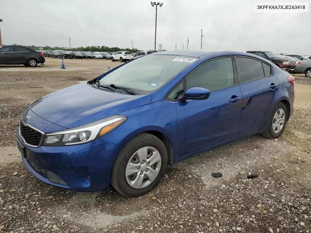 3KPFK4A7XJE263418 2018 Kia Forte Lx