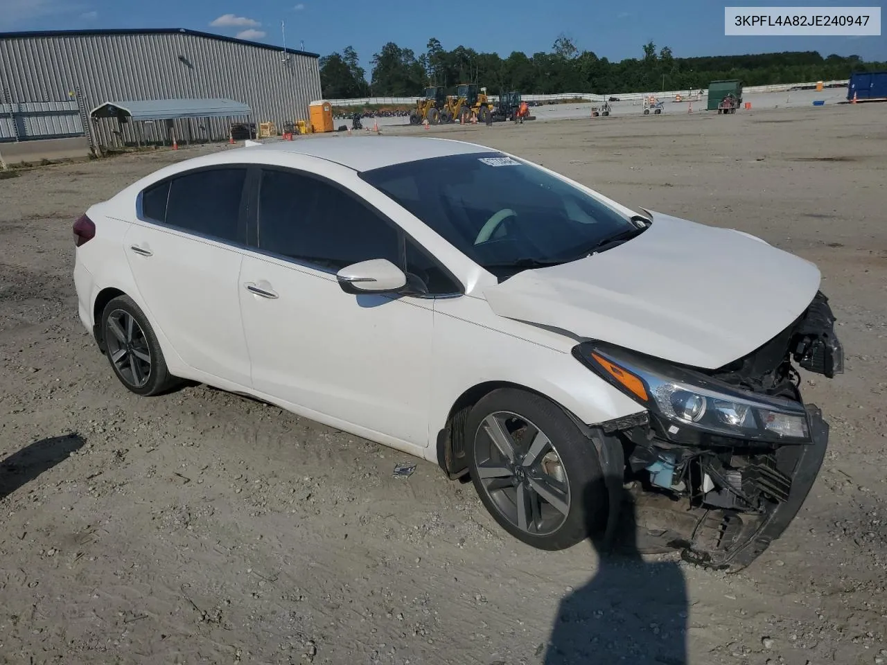 2018 Kia Forte Ex VIN: 3KPFL4A82JE240947 Lot: 61722434