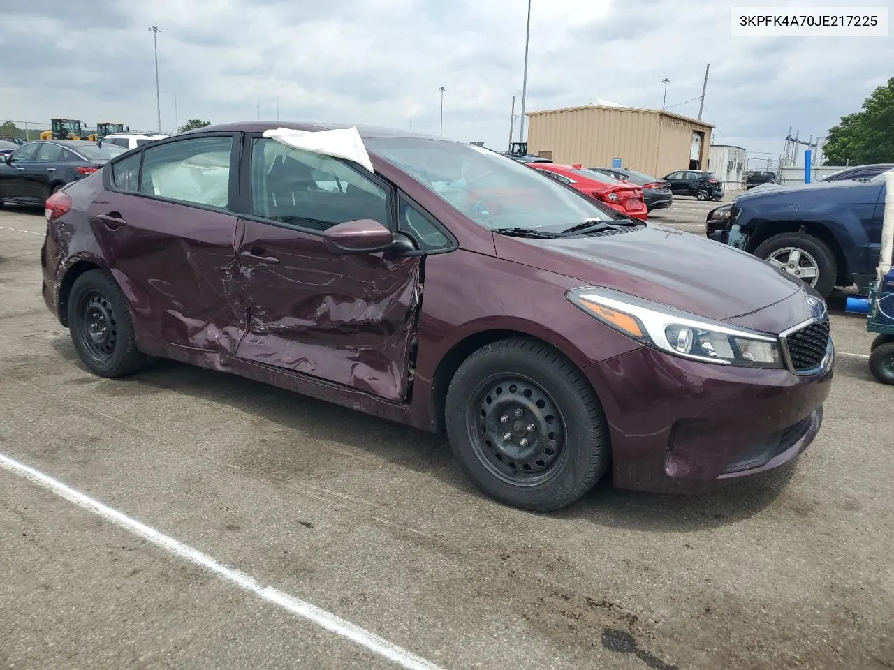 2018 Kia Forte Lx VIN: 3KPFK4A70JE217225 Lot: 61790094