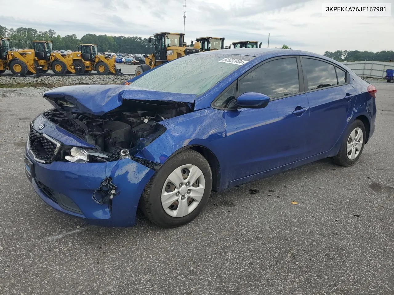 2018 Kia Forte Lx VIN: 3KPFK4A76JE167981 Lot: 62222404