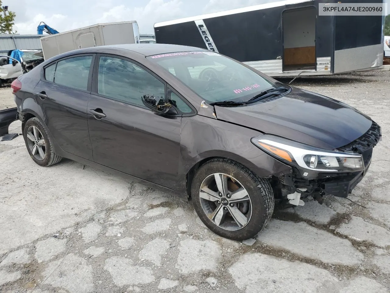 2018 Kia Forte Lx VIN: 3KPFL4A74JE200960 Lot: 63299594