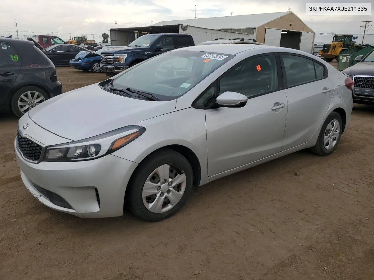 2018 Kia Forte Lx VIN: 3KPFK4A7XJE211335 Lot: 63702324