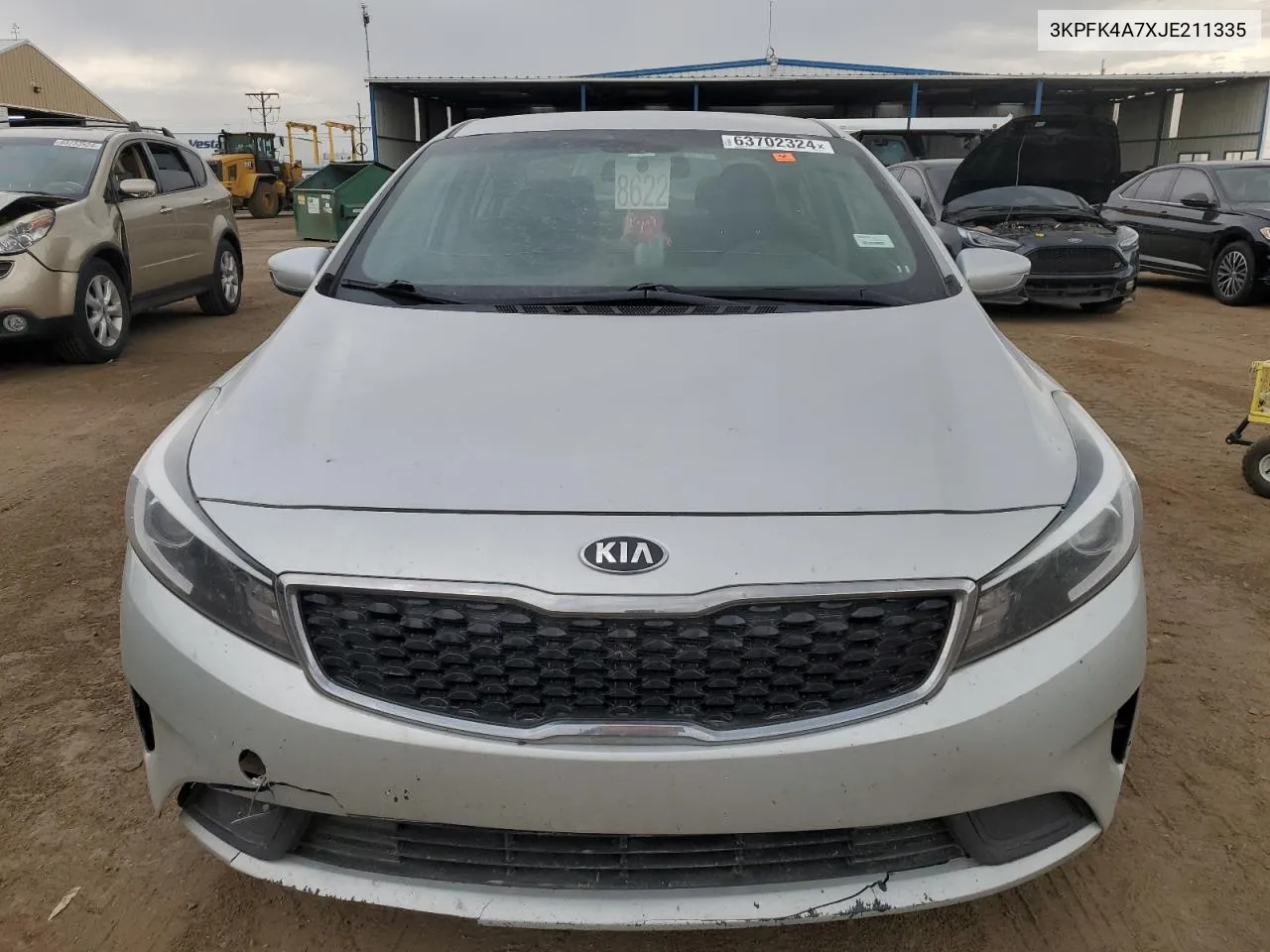 2018 Kia Forte Lx VIN: 3KPFK4A7XJE211335 Lot: 63702324