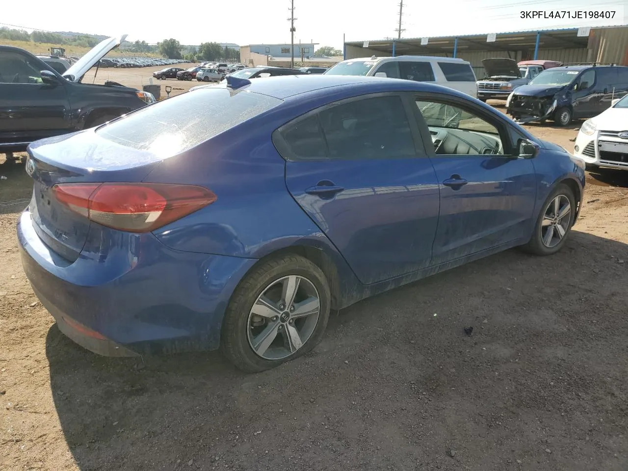 2018 Kia Forte Lx VIN: 3KPFL4A71JE198407 Lot: 63989954