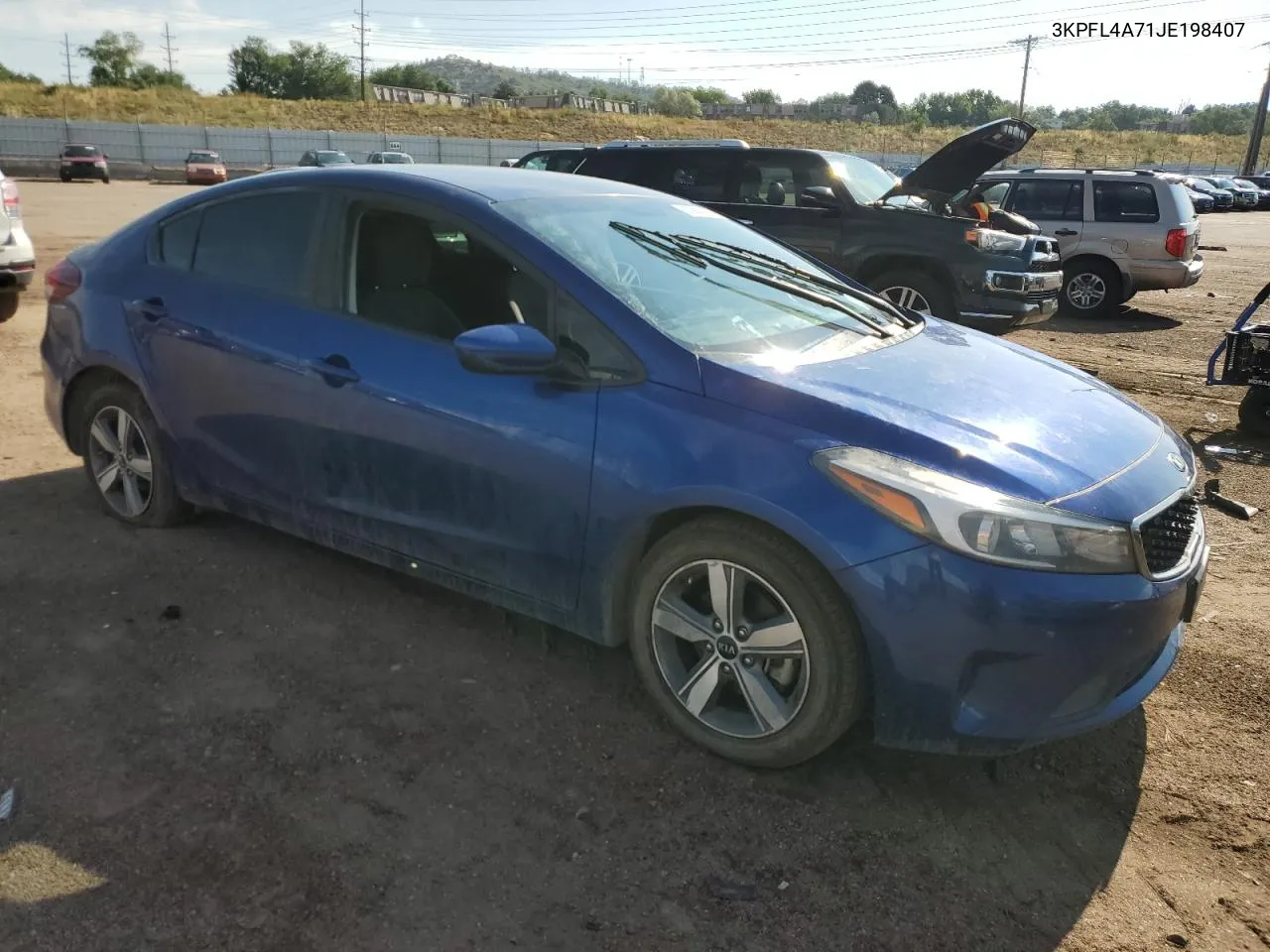 3KPFL4A71JE198407 2018 Kia Forte Lx