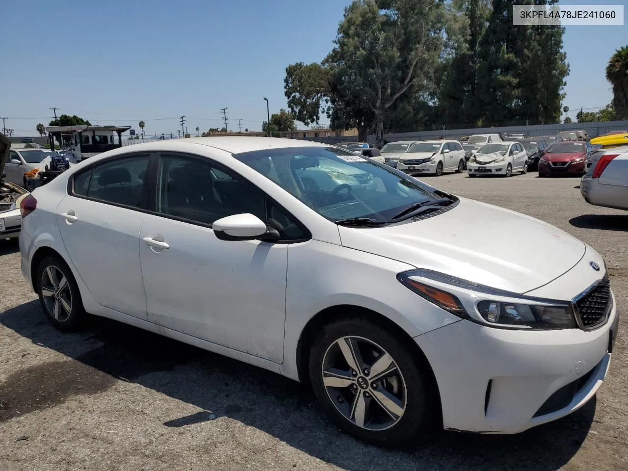 2018 Kia Forte Lx VIN: 3KPFL4A78JE241060 Lot: 64062174