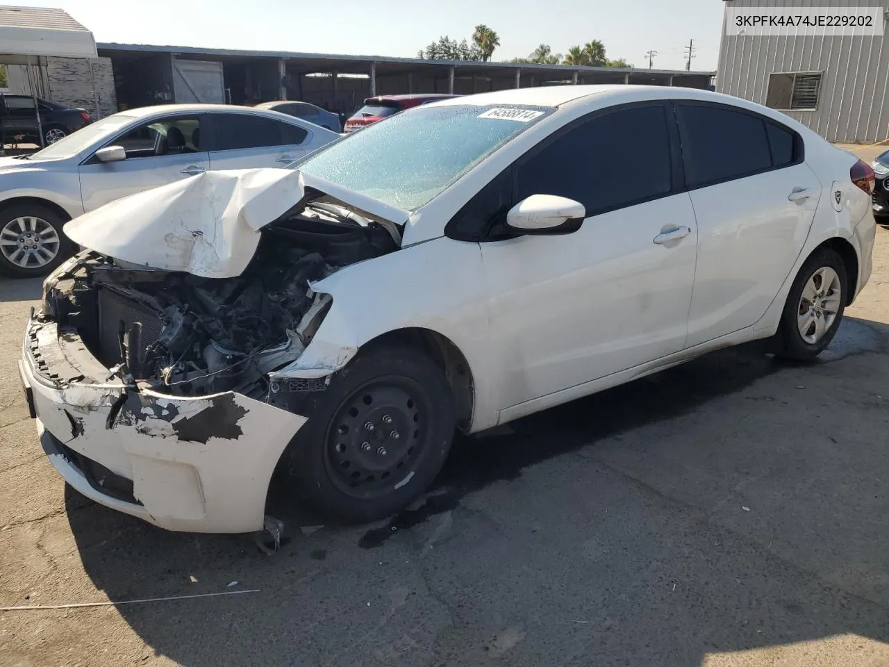 3KPFK4A74JE229202 2018 Kia Forte Lx