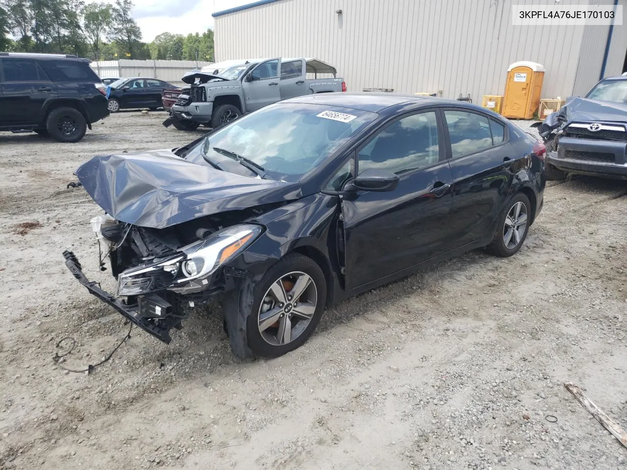 2018 Kia Forte Lx VIN: 3KPFL4A76JE170103 Lot: 64656774