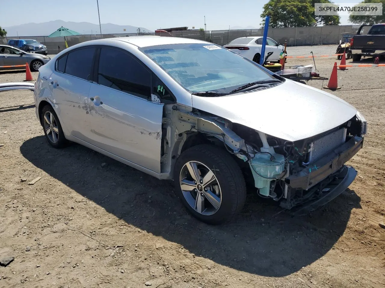 2018 Kia Forte Lx VIN: 3KPFL4A70JE258399 Lot: 64898554