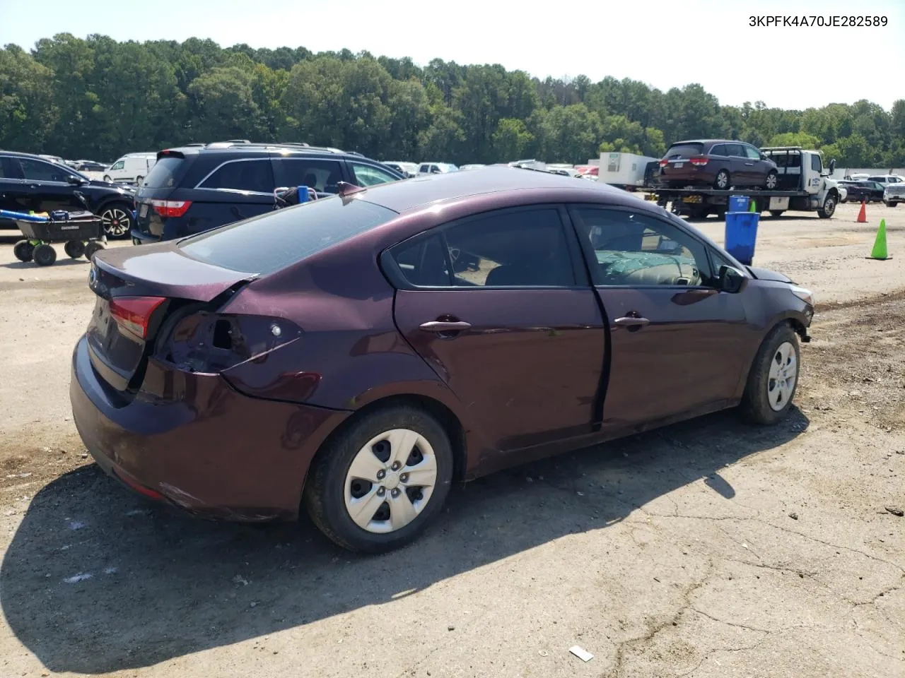 3KPFK4A70JE282589 2018 Kia Forte Lx