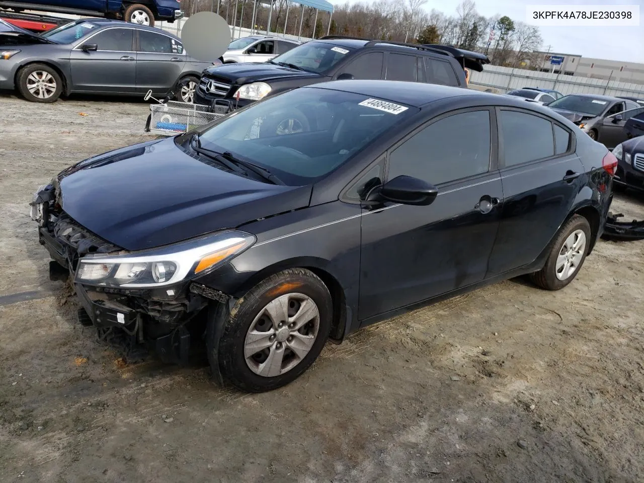 3KPFK4A78JE230398 2018 Kia Forte Lx