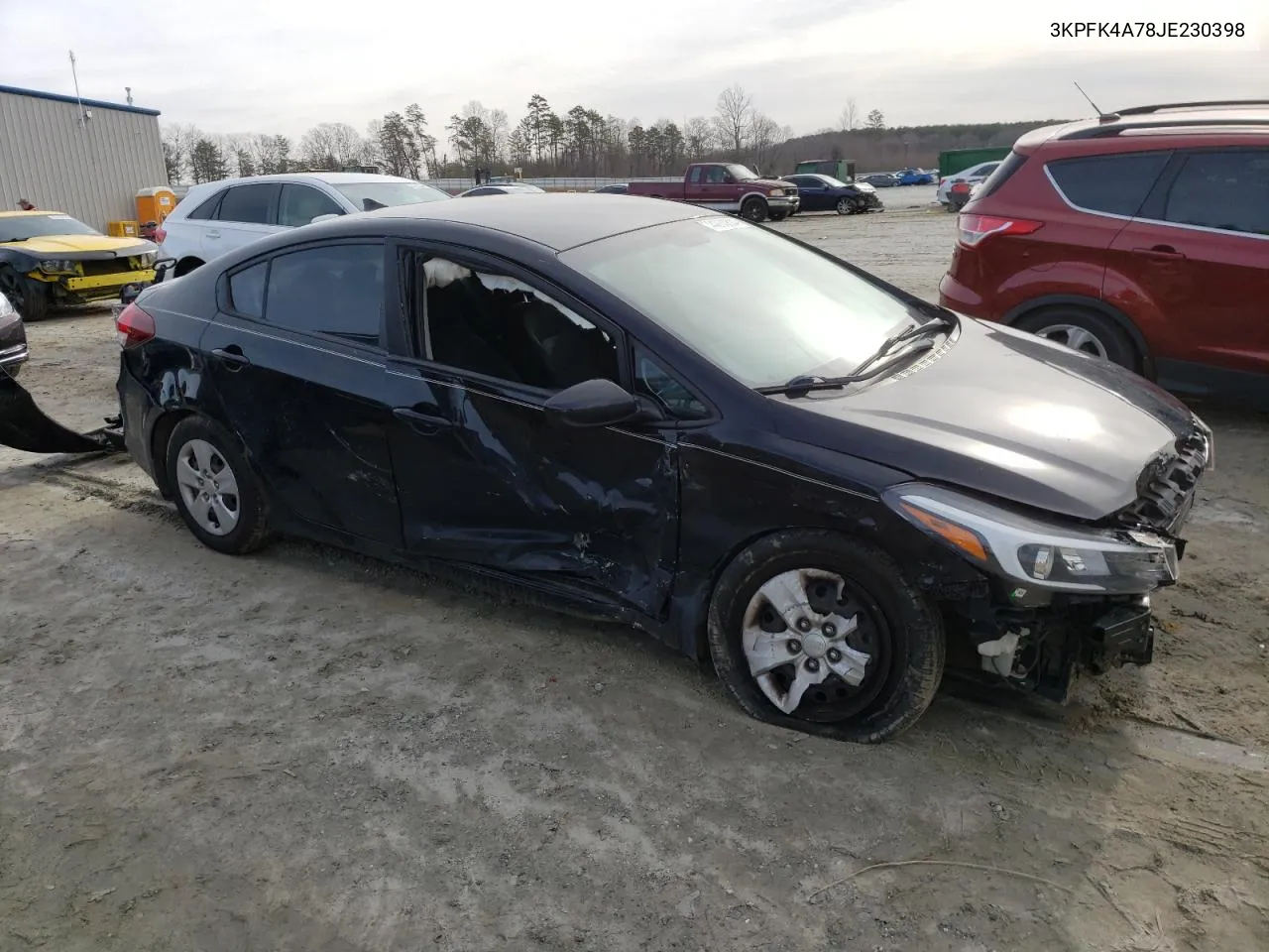 3KPFK4A78JE230398 2018 Kia Forte Lx