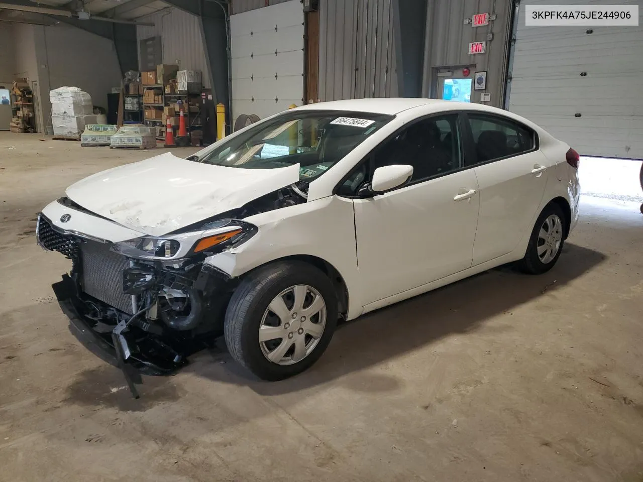 2018 Kia Forte Lx VIN: 3KPFK4A75JE244906 Lot: 66475844