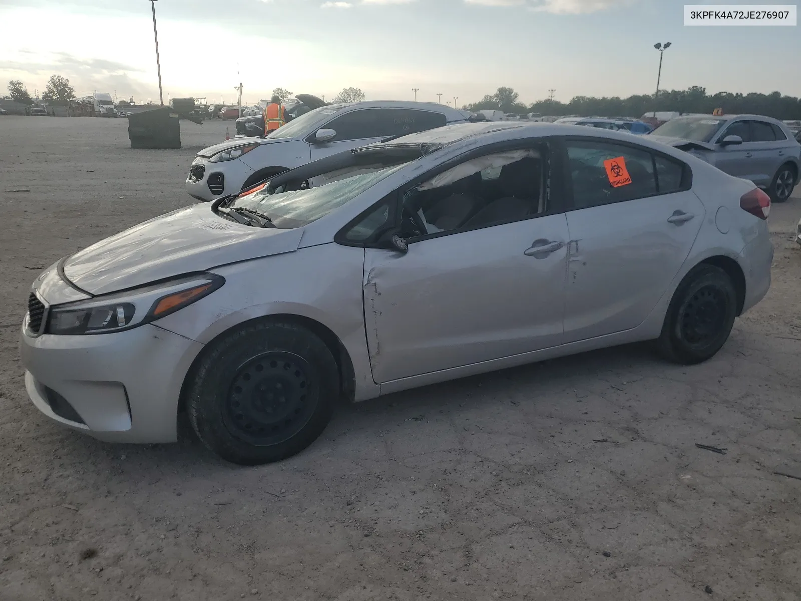 2018 Kia Forte Lx VIN: 3KPFK4A72JE276907 Lot: 66529534