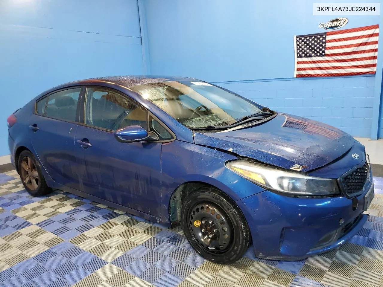 3KPFL4A73JE224344 2018 Kia Forte Lx