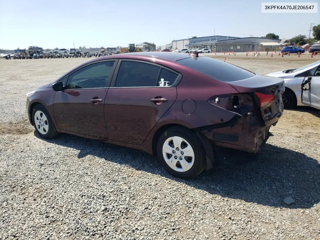 2018 Kia Forte Lx VIN: 3KPFK4A70JE206547 Lot: 66917884