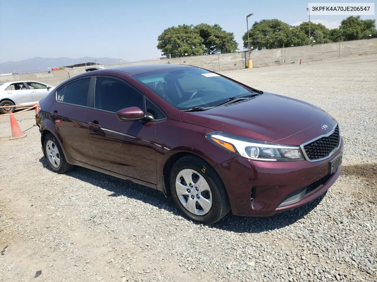 2018 Kia Forte Lx VIN: 3KPFK4A70JE206547 Lot: 66917884