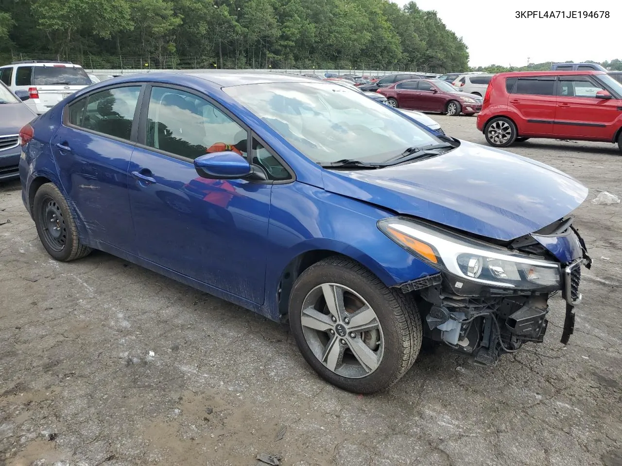 3KPFL4A71JE194678 2018 Kia Forte Lx