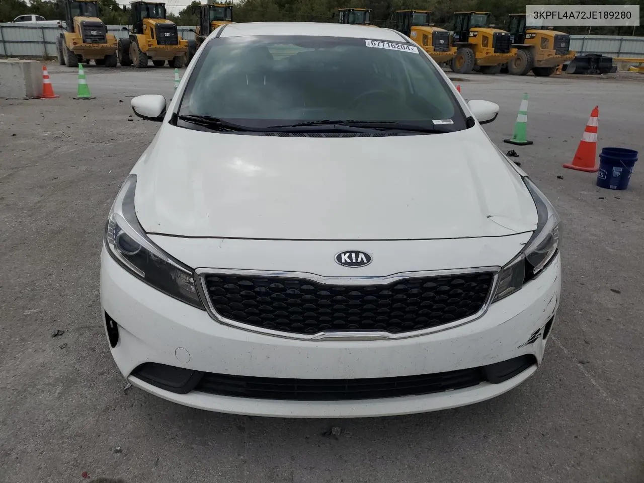 3KPFL4A72JE189280 2018 Kia Forte Lx