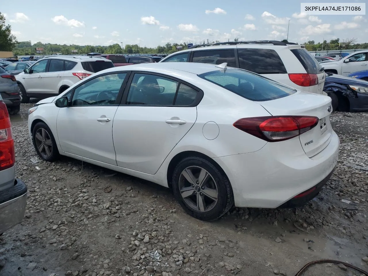 3KPFL4A74JE171086 2018 Kia Forte Lx