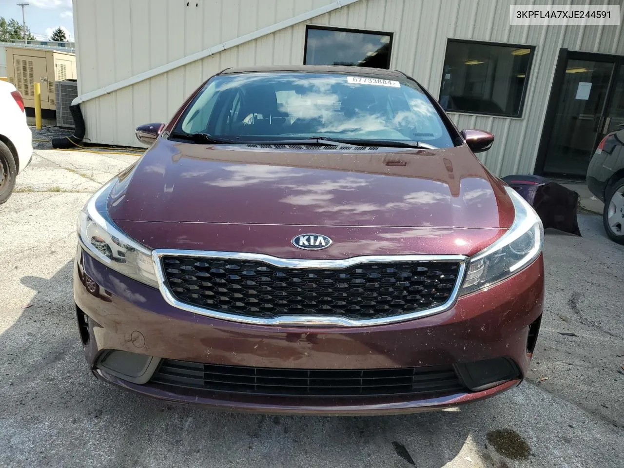 2018 Kia Forte Lx VIN: 3KPFL4A7XJE244591 Lot: 67733884